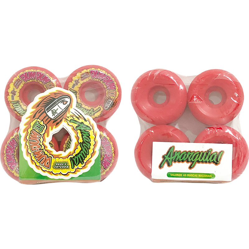 Roda Anarquia Dum Dum II - 55mm - Vermelha