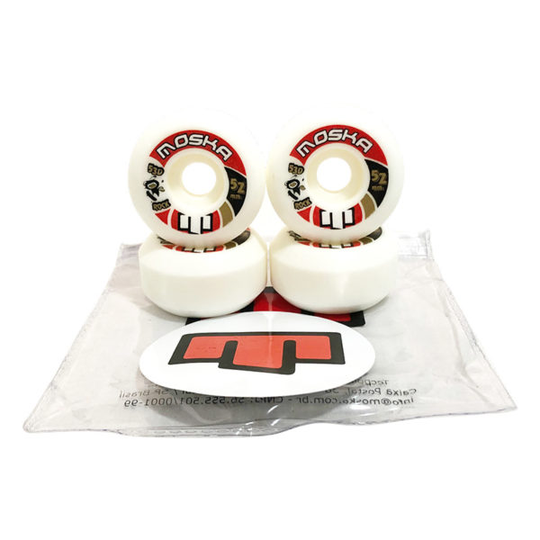 Roda Moska 53D Rock - 52mm - Branca