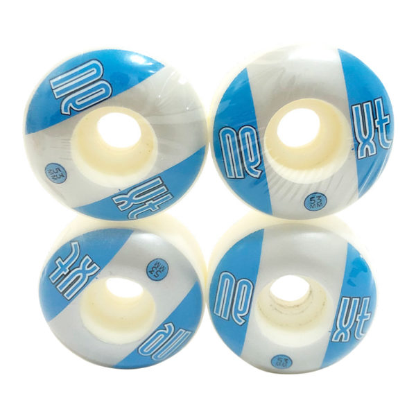 Roda Next II 53mm - cor Branca/azul