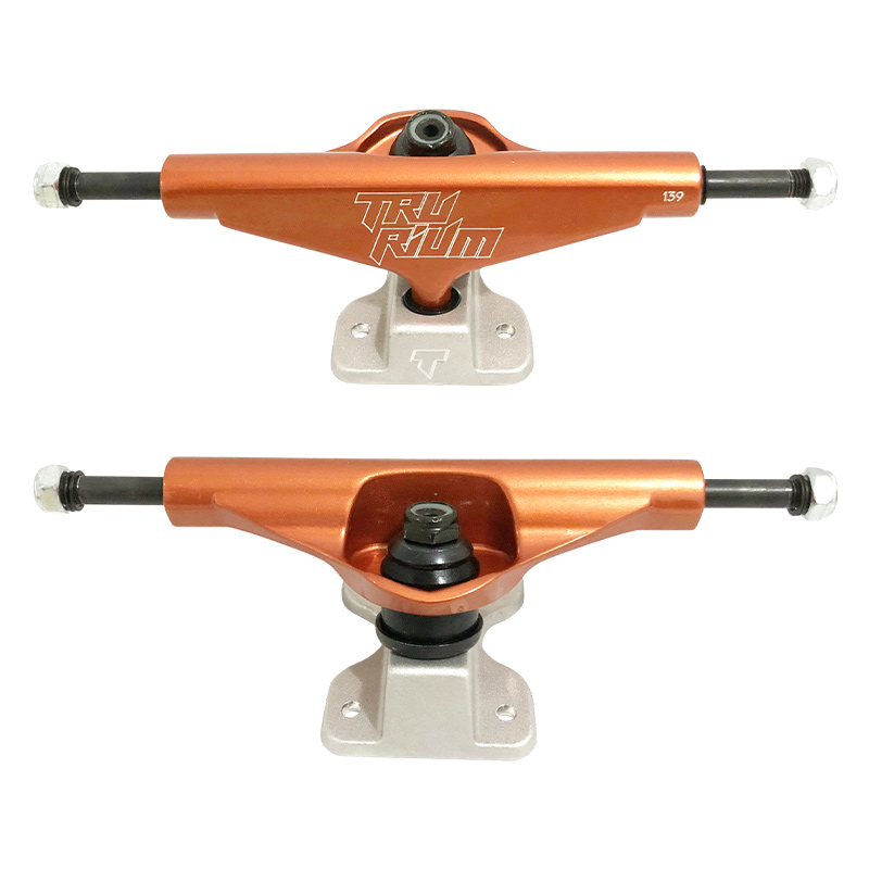 Truck TRURIUM LOW Laranja jateado - 139mm - Imagem 2