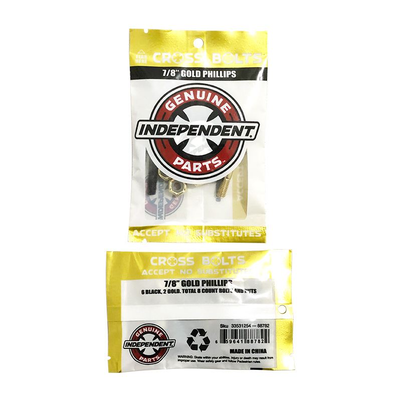 Parafuso de base Phillips Independent 7/8 - preto/dourado