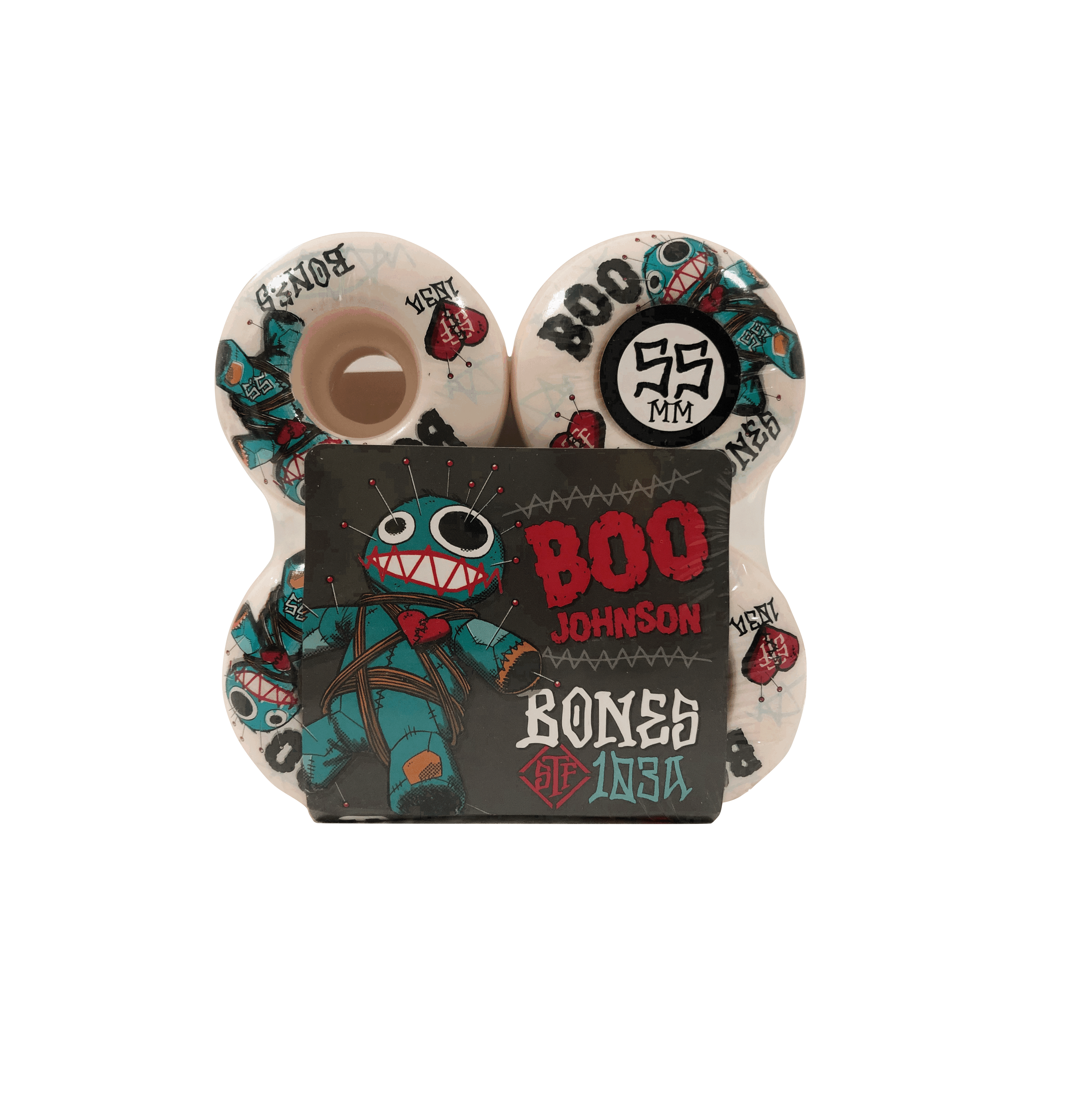 Roda Bones STF Boo Vodoo V4 103a 55mm - Imagem 2