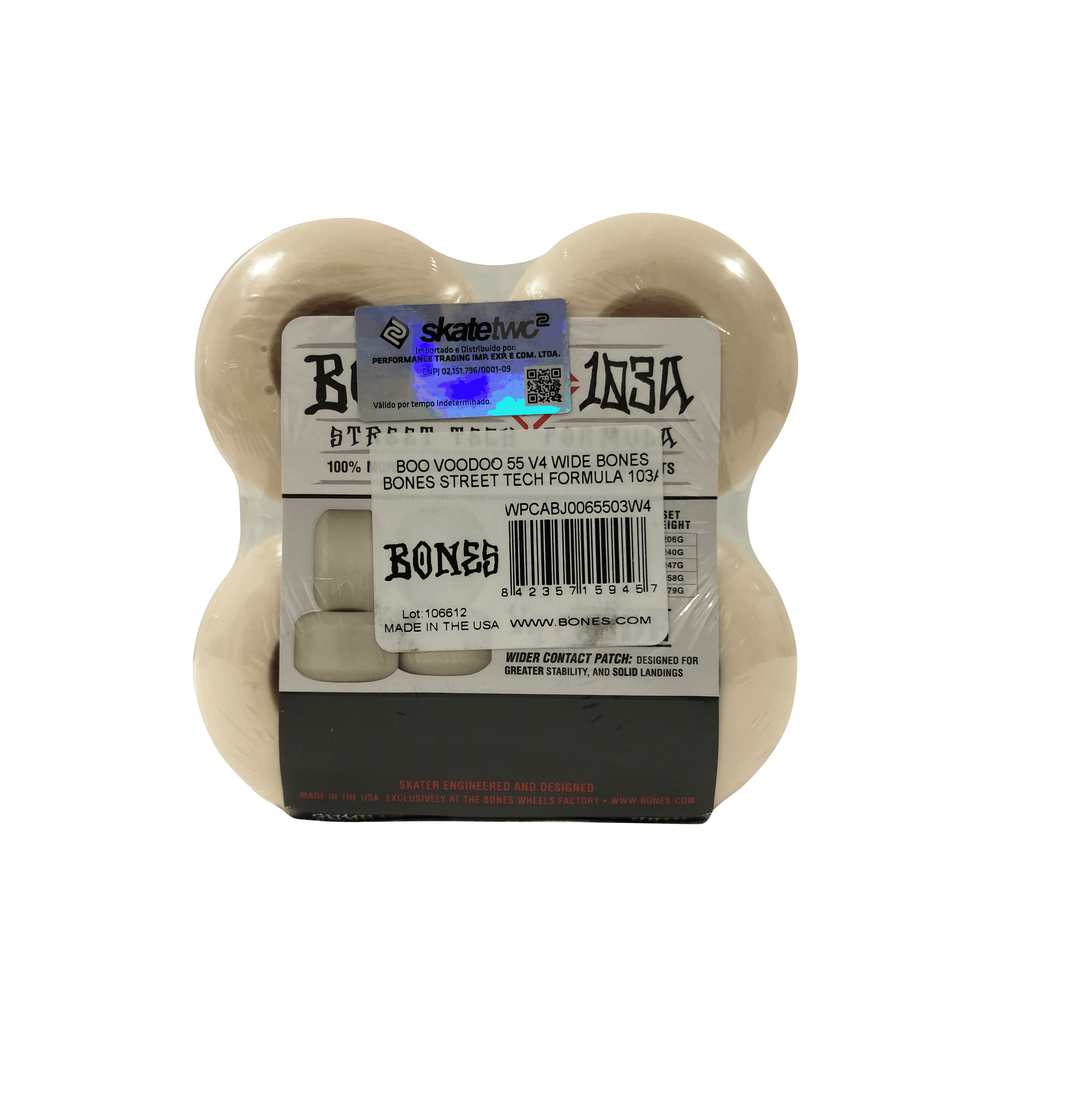 Roda Bones STF Boo Vodoo V4 103a 55mm - Imagem 3