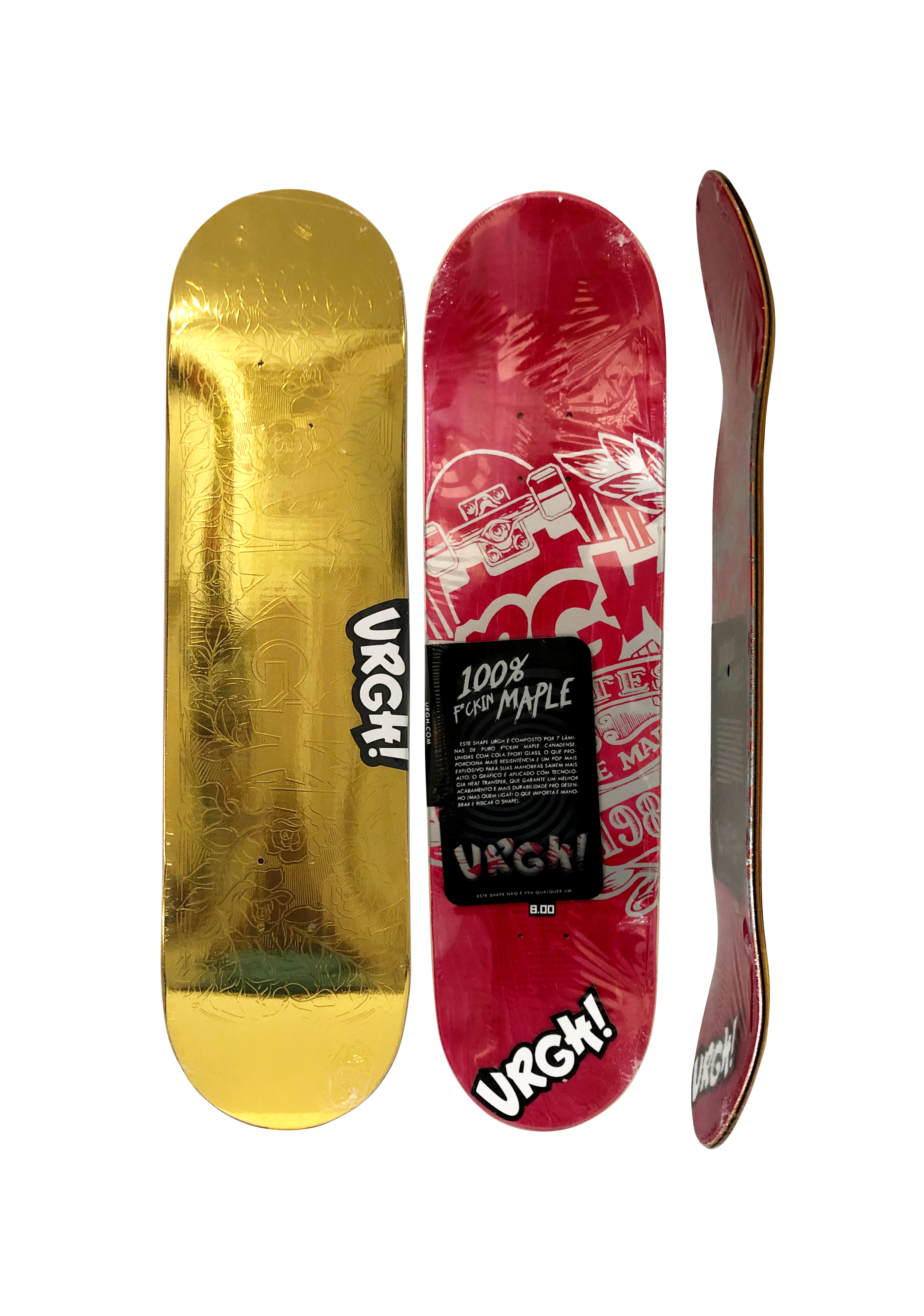 Shape URGH Garden Foil Dourado - 8.0 - Imagem 2