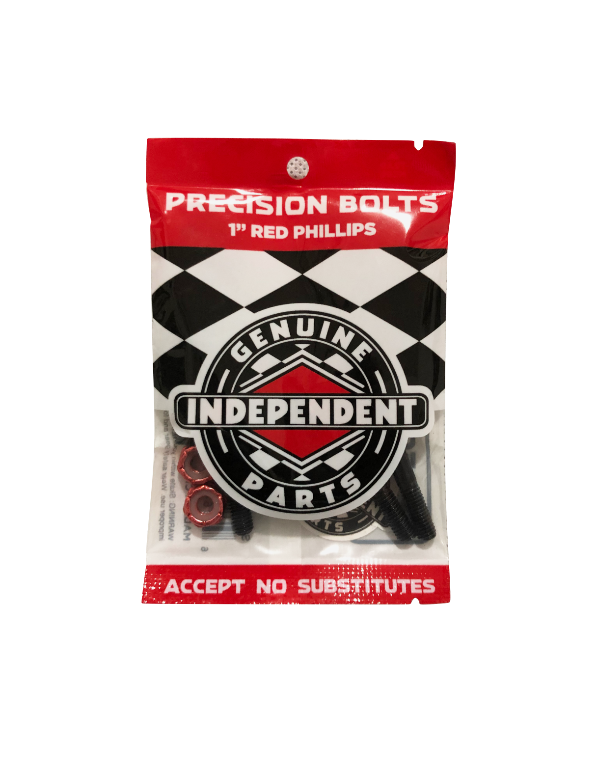 Parafuso de base Phillips Independent 1 polegada black/red