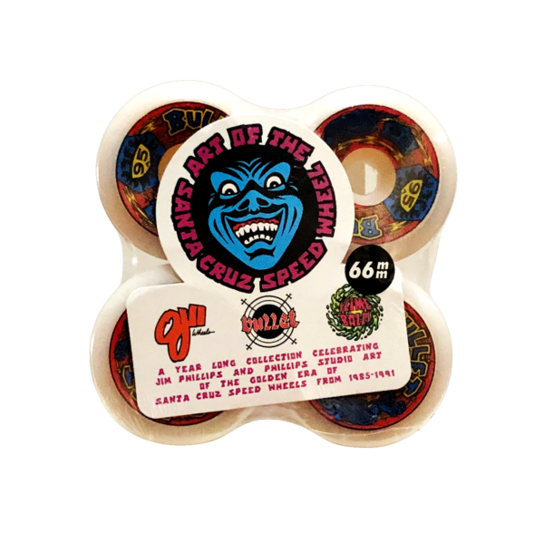 Roda Speed Wheels Santa Cruz Bullet Reissue 66mm 95a