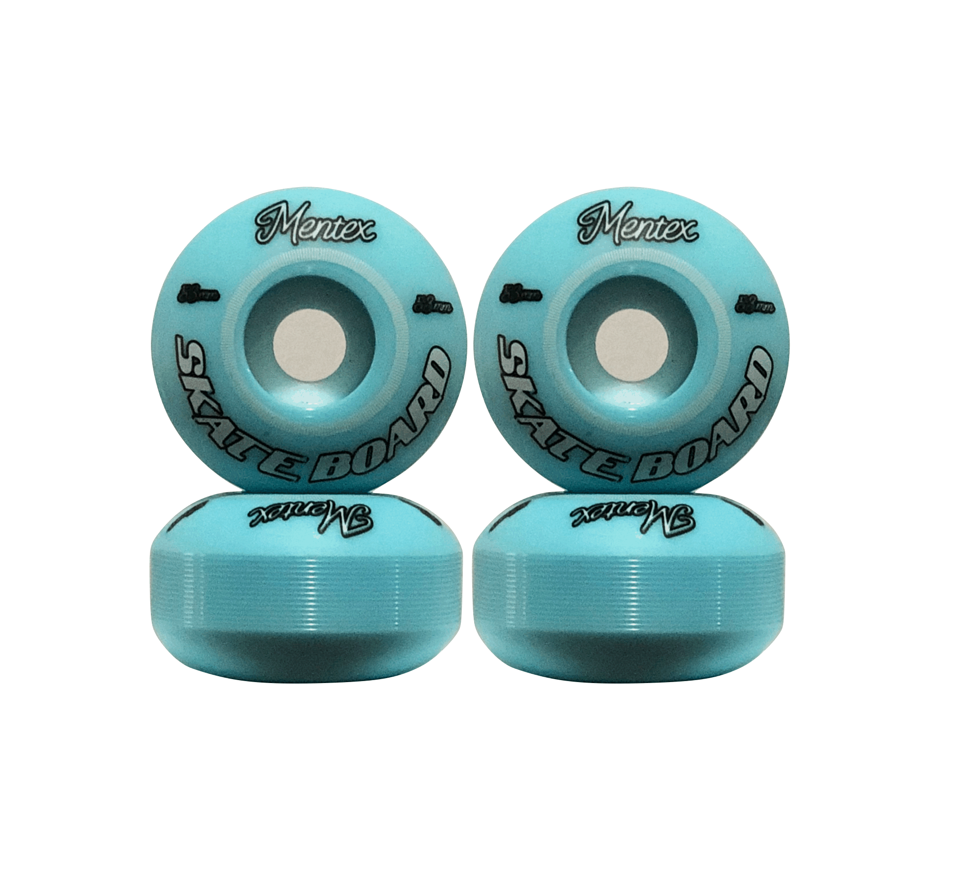 Roda para Skate Mentex 53mm Laranja ( jogo 4 rodas ) - Virtual Skate Shop