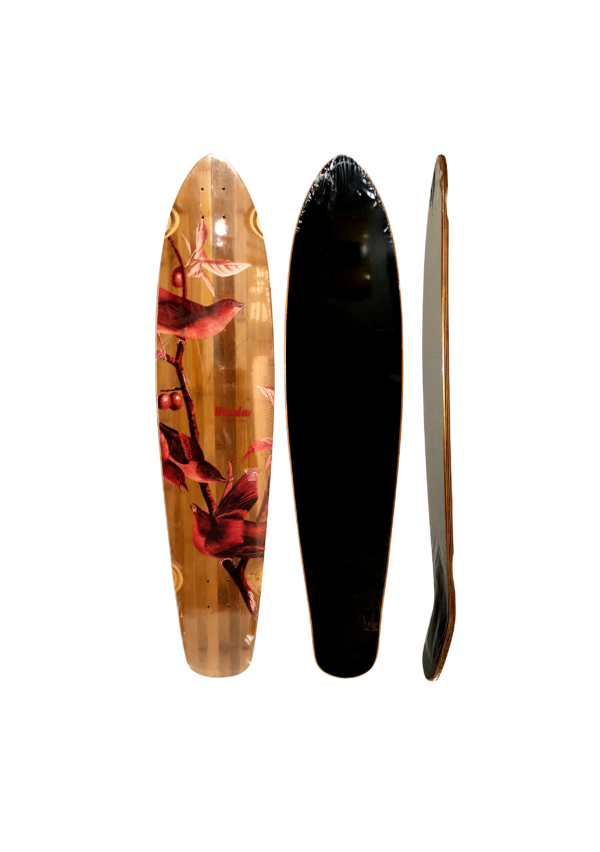 Shape Longboard Hondar Red Bird 40' com lixa - Imagem 2