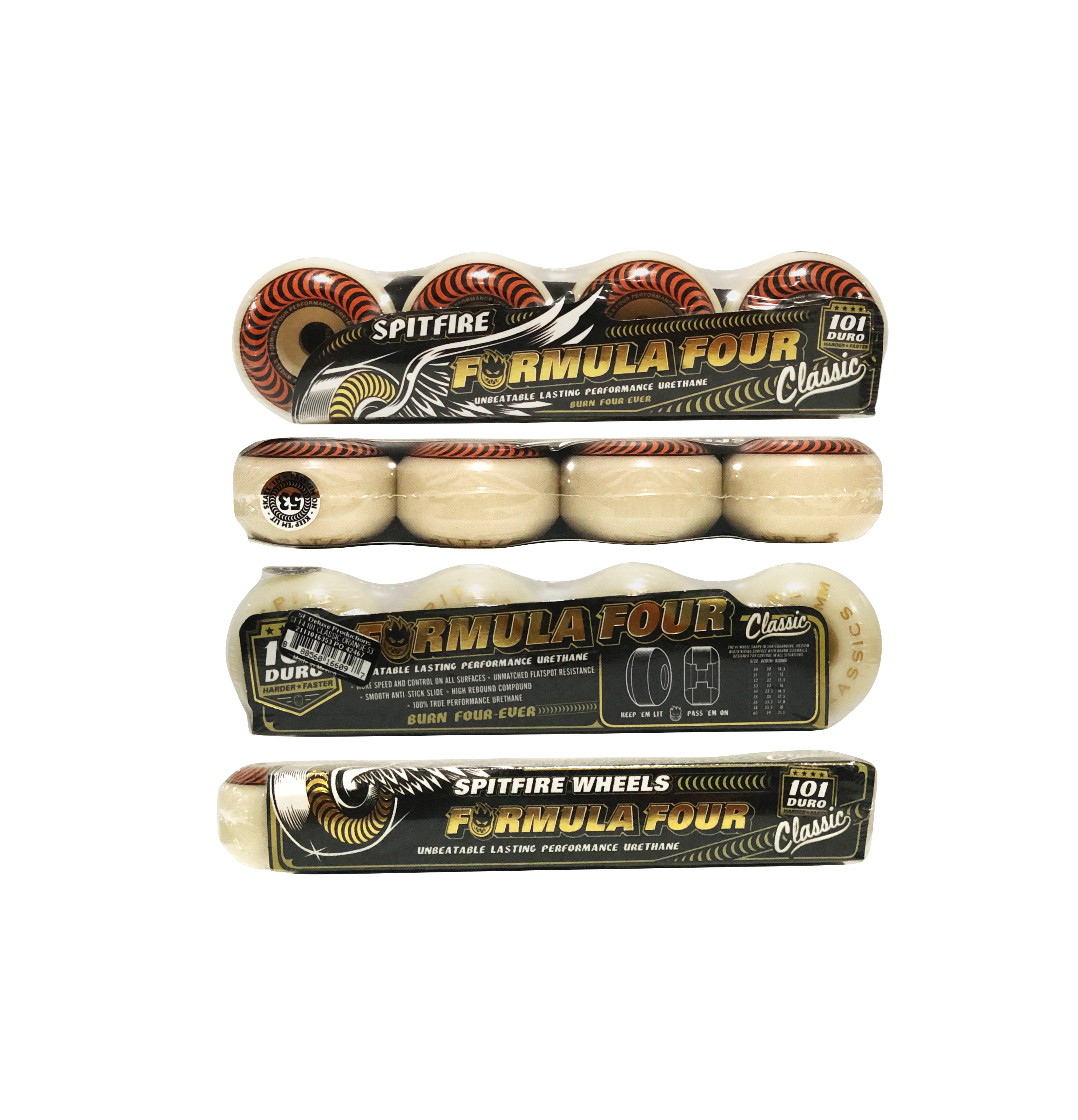 Roda Spitfire Formula Four Classic 101duro 53mm - Imagem 2