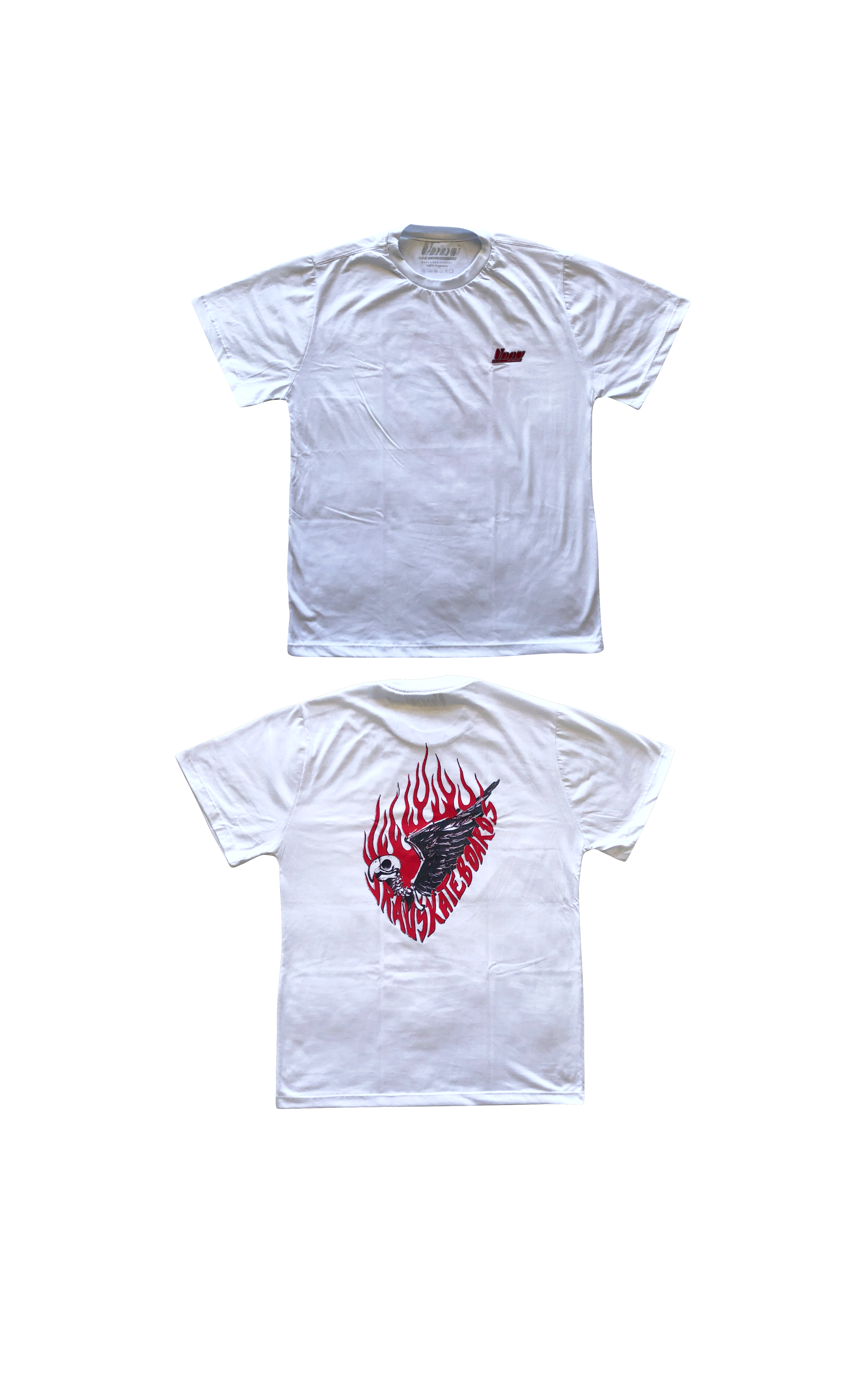 Camisa Vrauskateboards Parrot Bone Manga Curta - Imagem 4