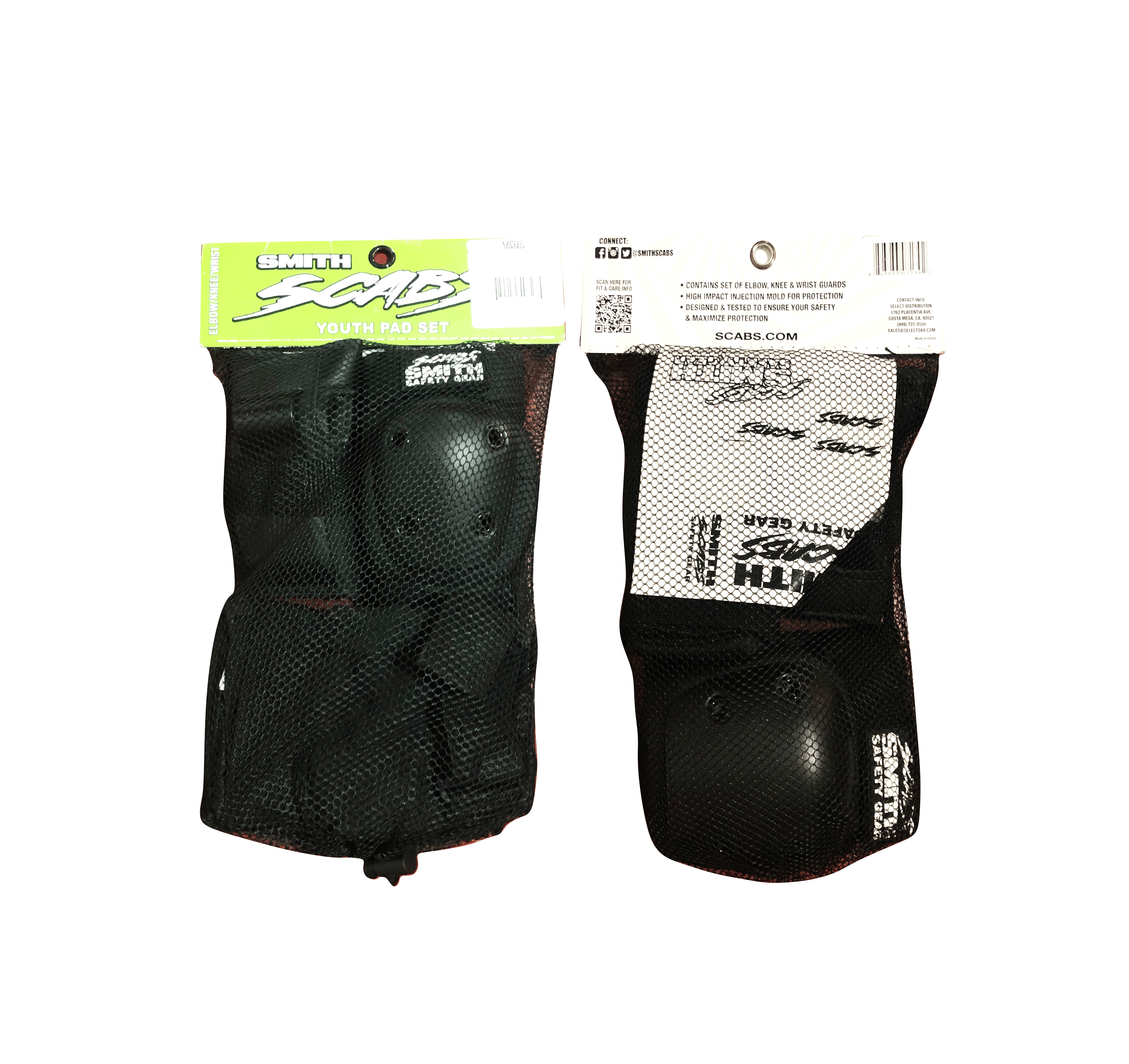 Kit de segurança SMITH SCABS infantil preto