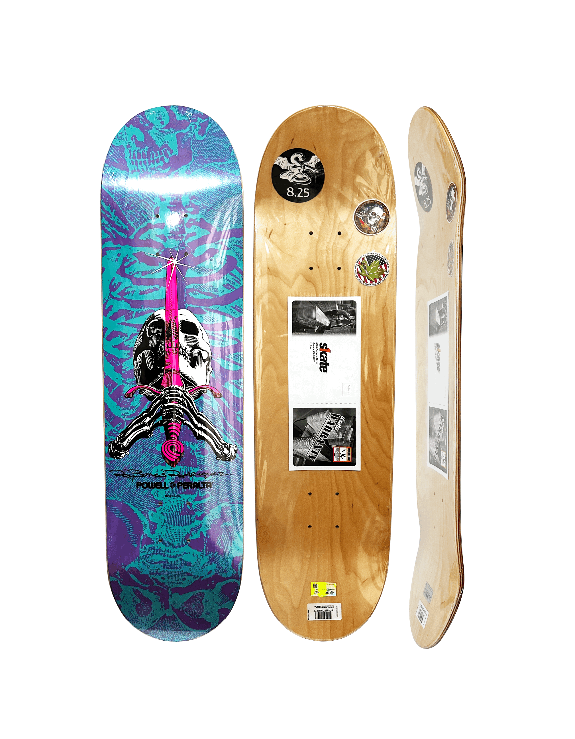 Shape Powell Peralta Skull And Sword Purple 8.25