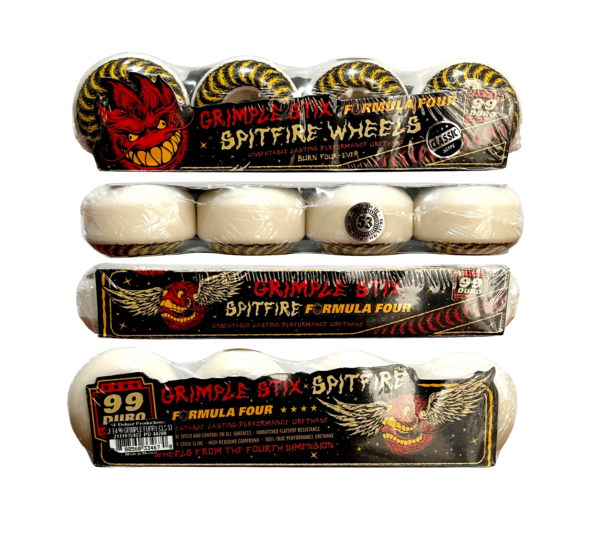 Roda Spitfire Formula Four Classic Grimple Furry CLS 99D 53mm - Imagem 2