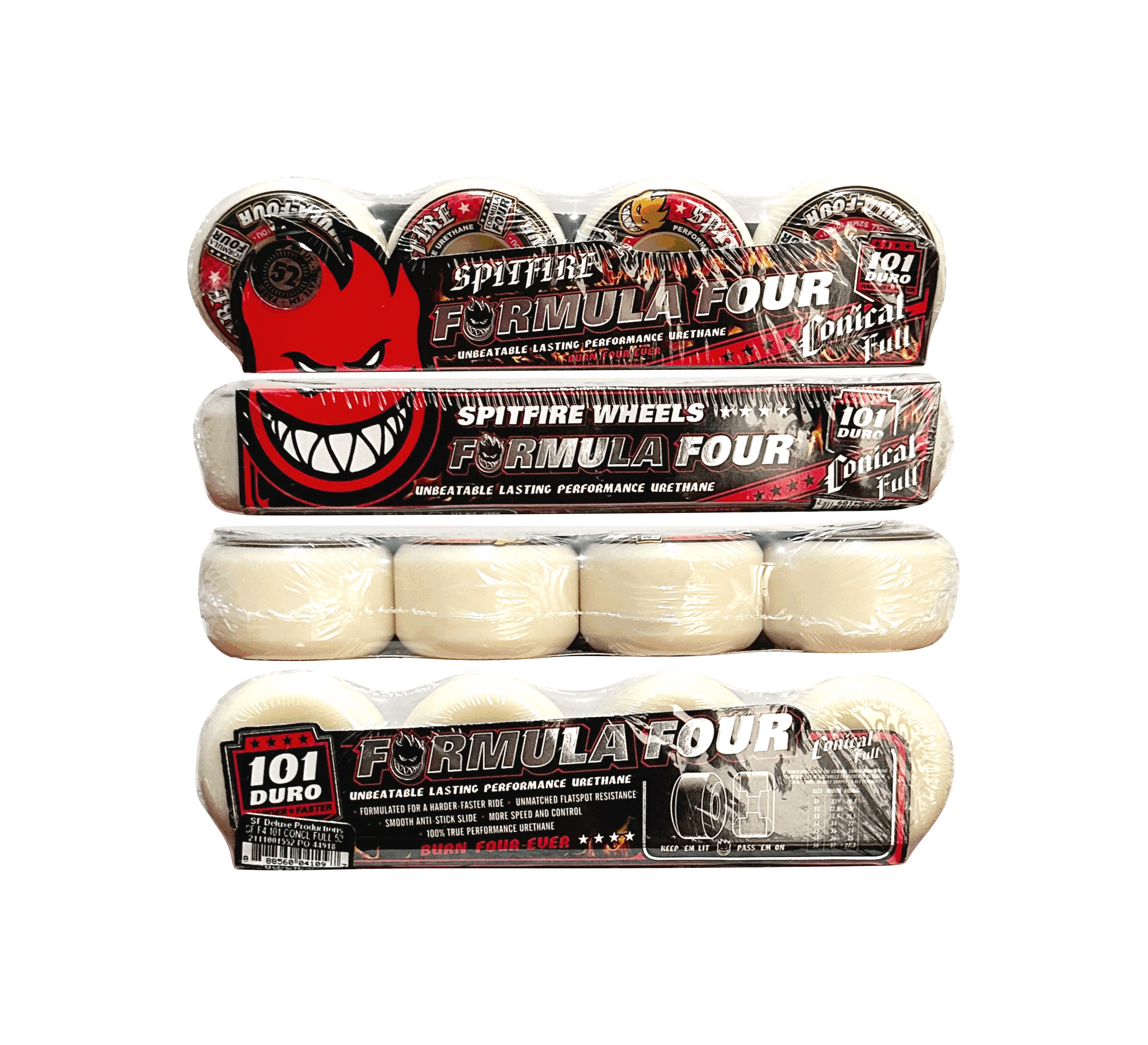 Roda Spitfire Formula Four Conical Full 52mm 101du - Imagem 2