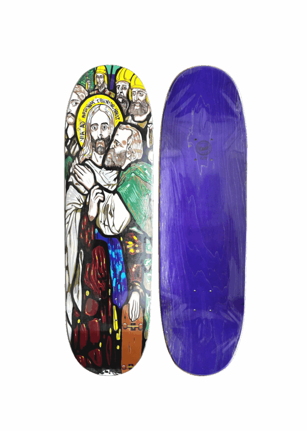 Shape Maple Old School EGG IB Vrauskateboards Juda's Kiss Brasolis 9.12 - Imagem 2