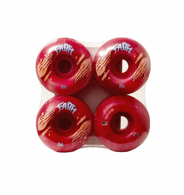 Roda Faith Color Hands RED Classic 53mm 100A