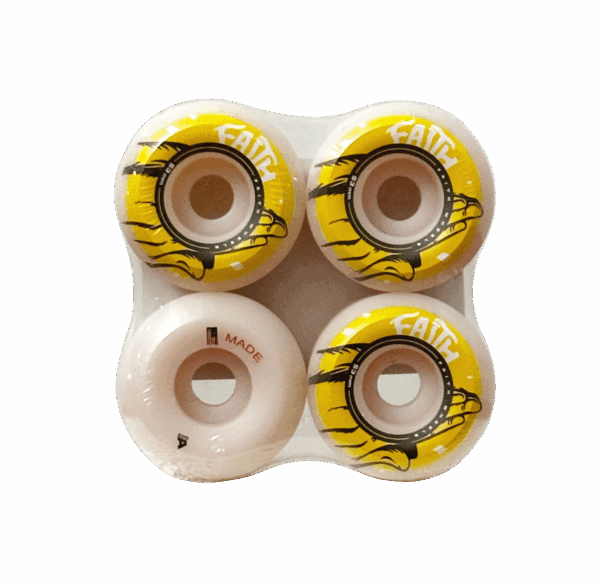 Roda Faith Yellow Hands Classic 53mm 100A
