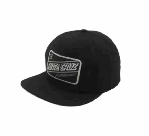 Boné Santa Cruz Snapback Gasolina Preto