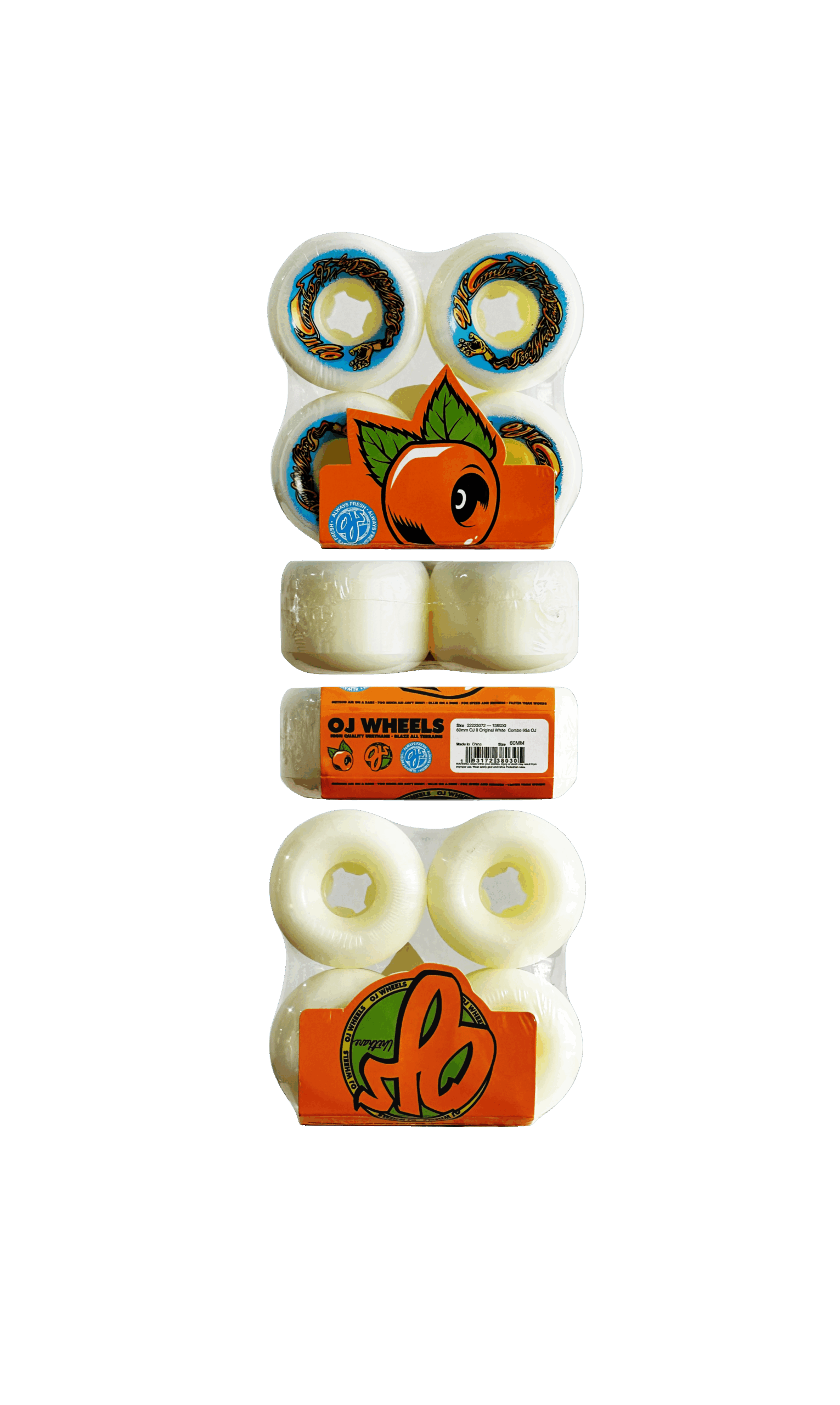 Roda OJ II Original Combo 60mm 95A - Imagem 3