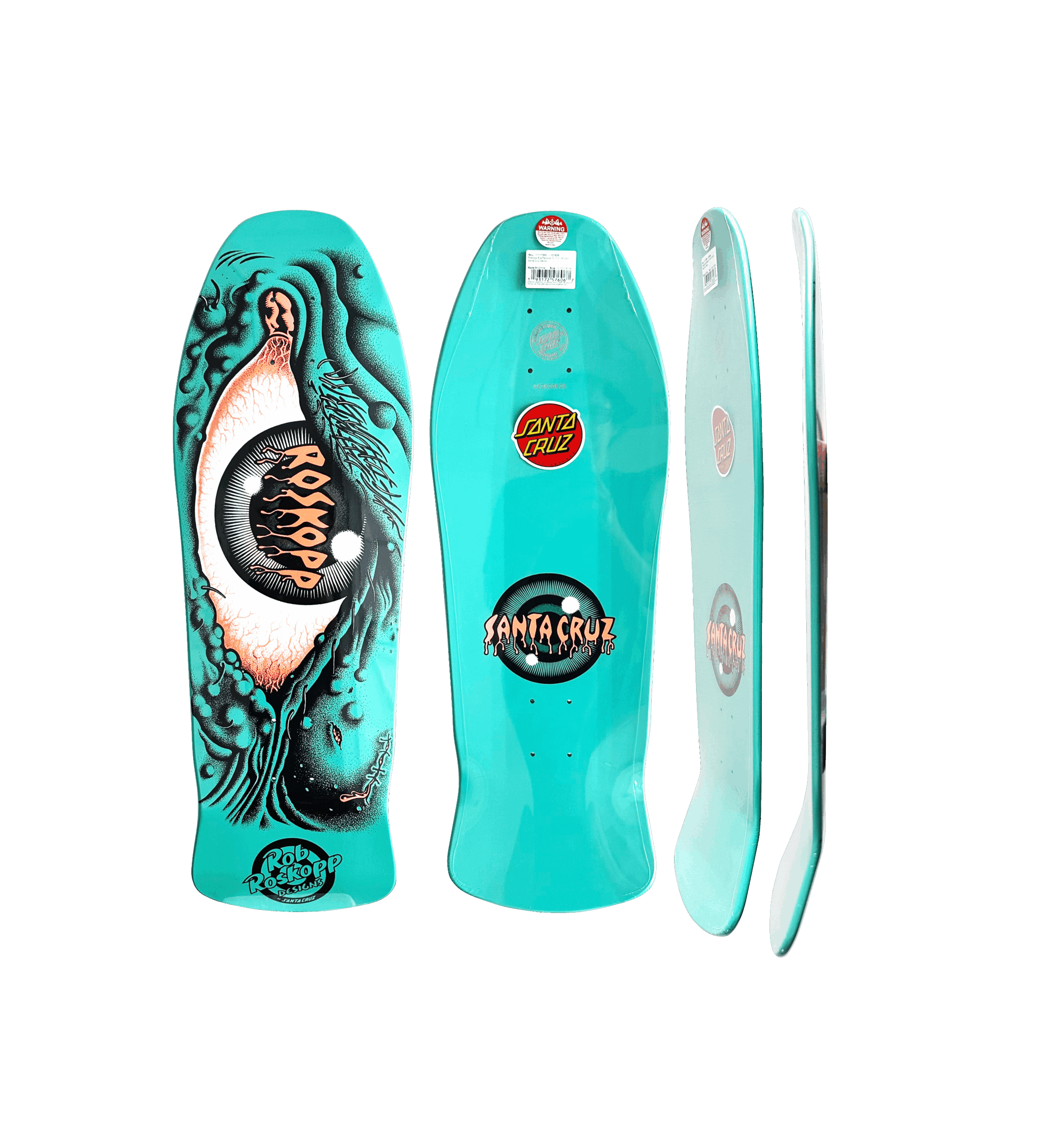 Shape Santa Cruz Maple Old School Roskopp Eye 10.1 - Imagem 3