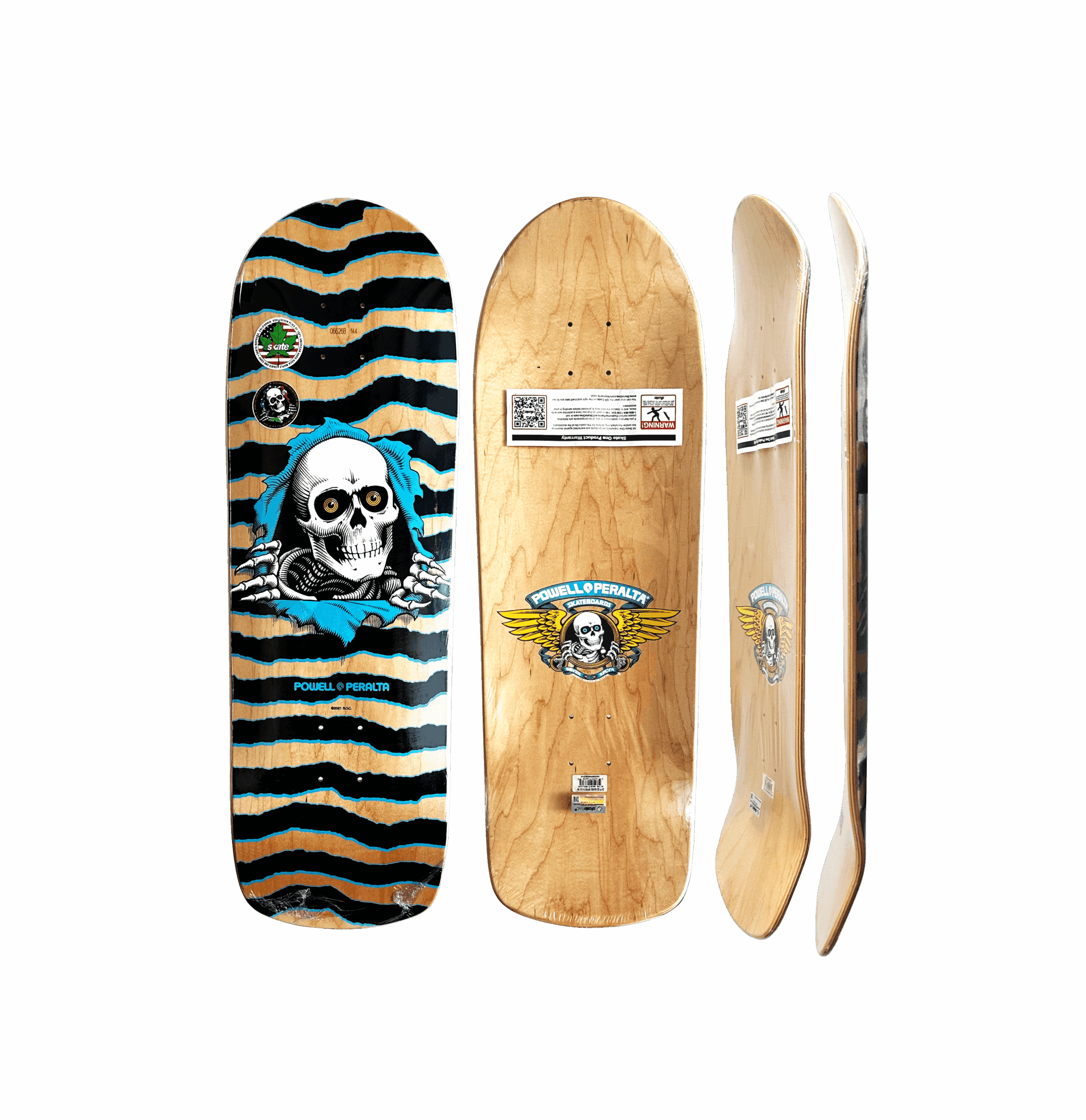 Shape Powell Peralta Old School Ripper Nat/Blue- 10 x 31.32 - Imagem 3