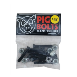Parafuso de base PIG Black 1.25 Polegada Phillips