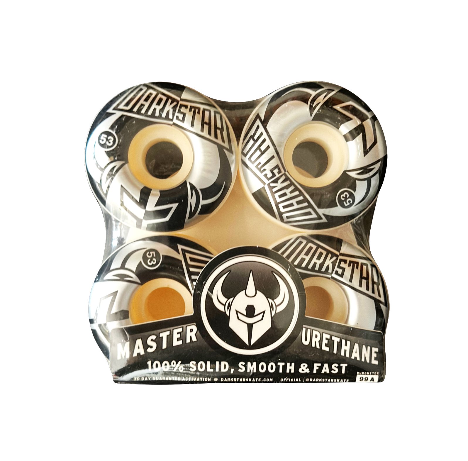 Roda Darkstar Divide Black Silver 53mm 99A