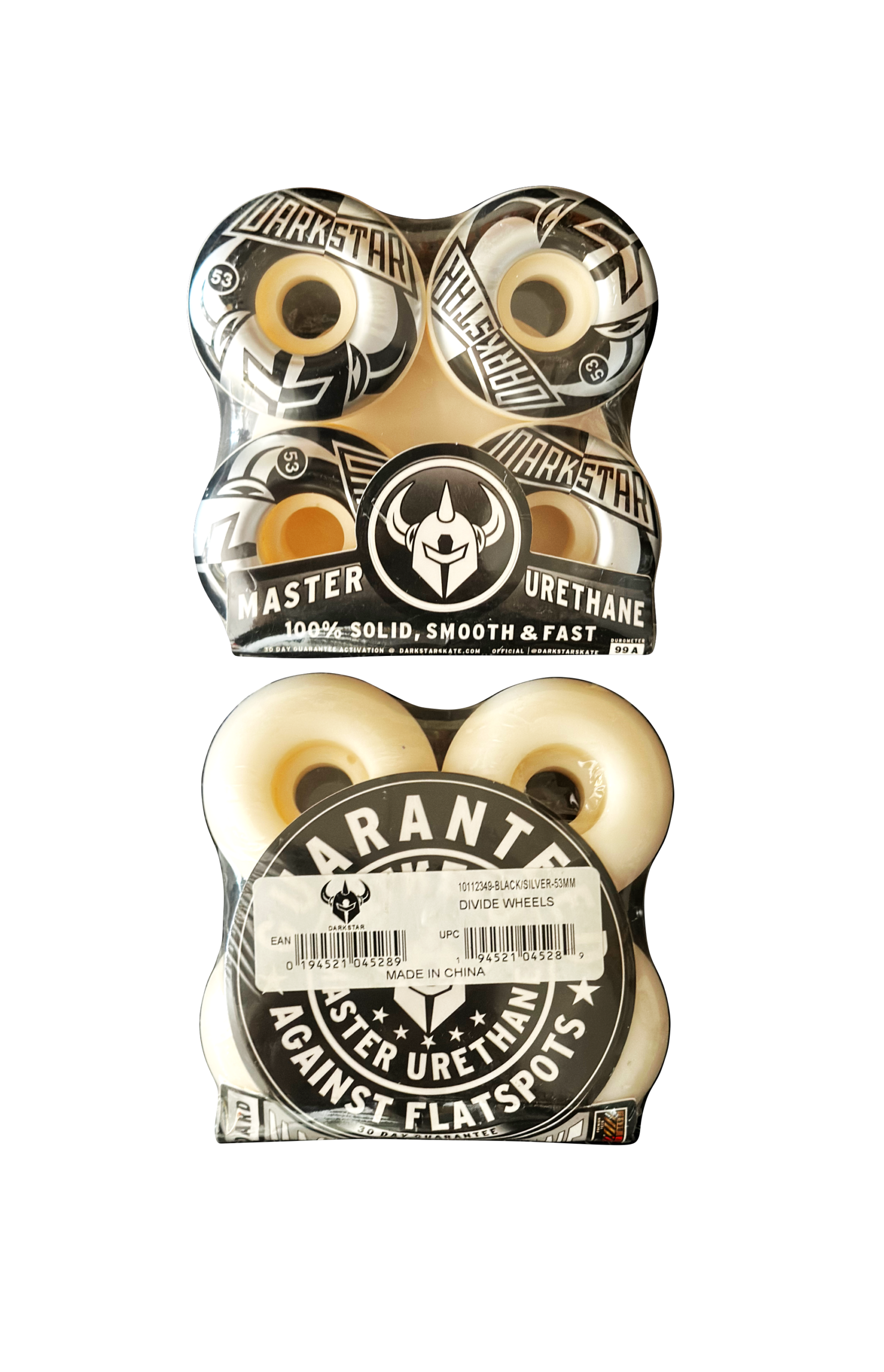 Roda Darkstar Divide Black Silver 53mm 99A