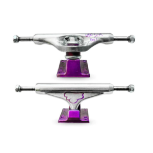 Truck STRONGER ESSÊNCIA polido com base roxa – 139mm holllow