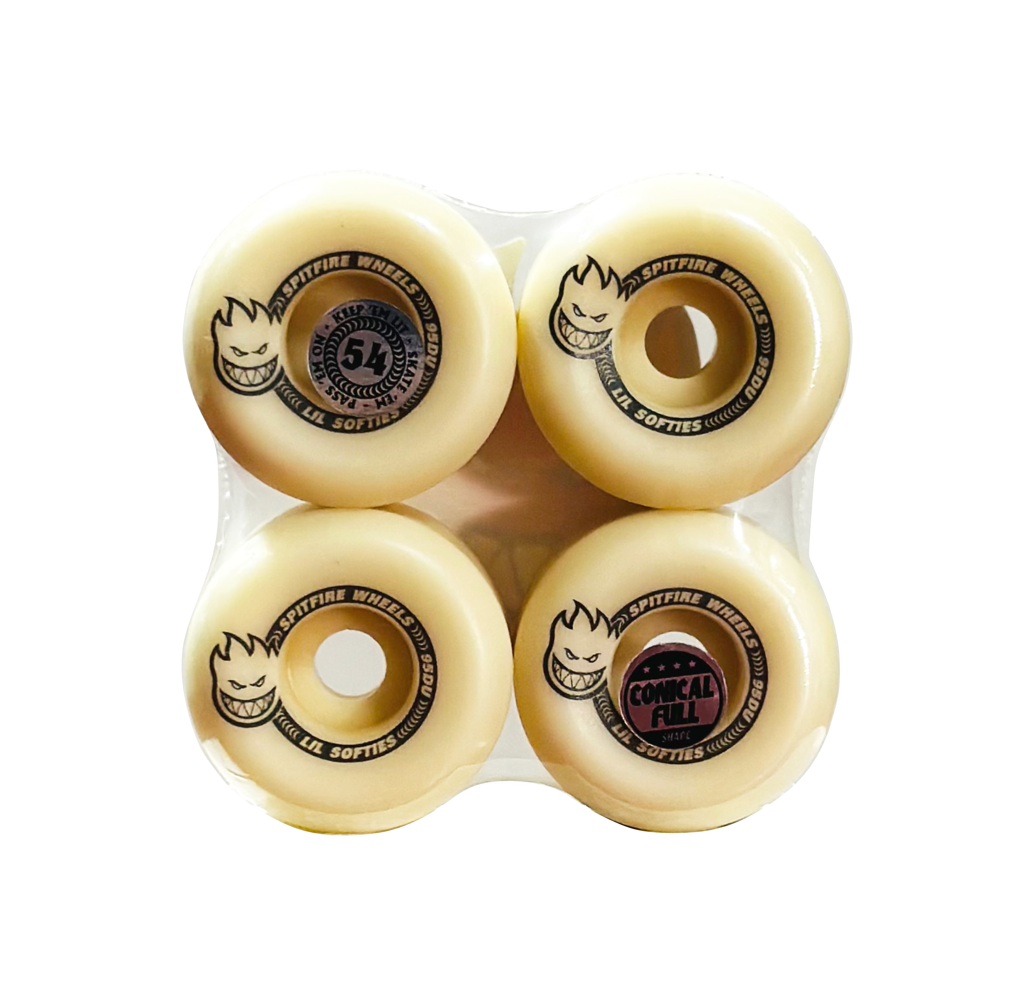 Roda Spitfire Formula Four Conical Full Lil Softies 54mm 95d