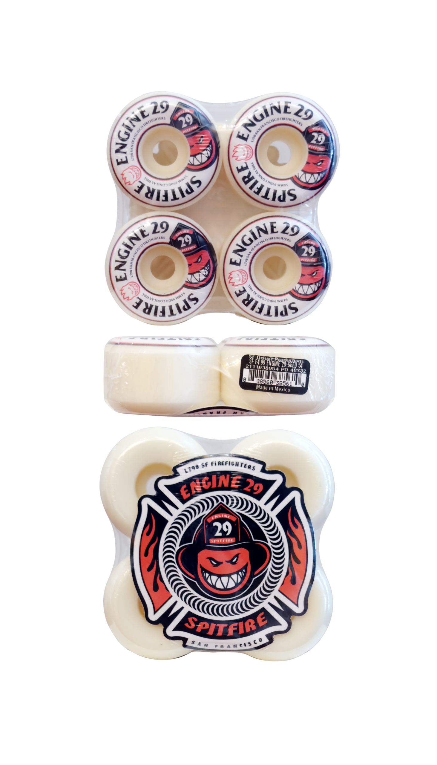 Roda Spitfire Formula Four Engine Conical Full 54mm 99D