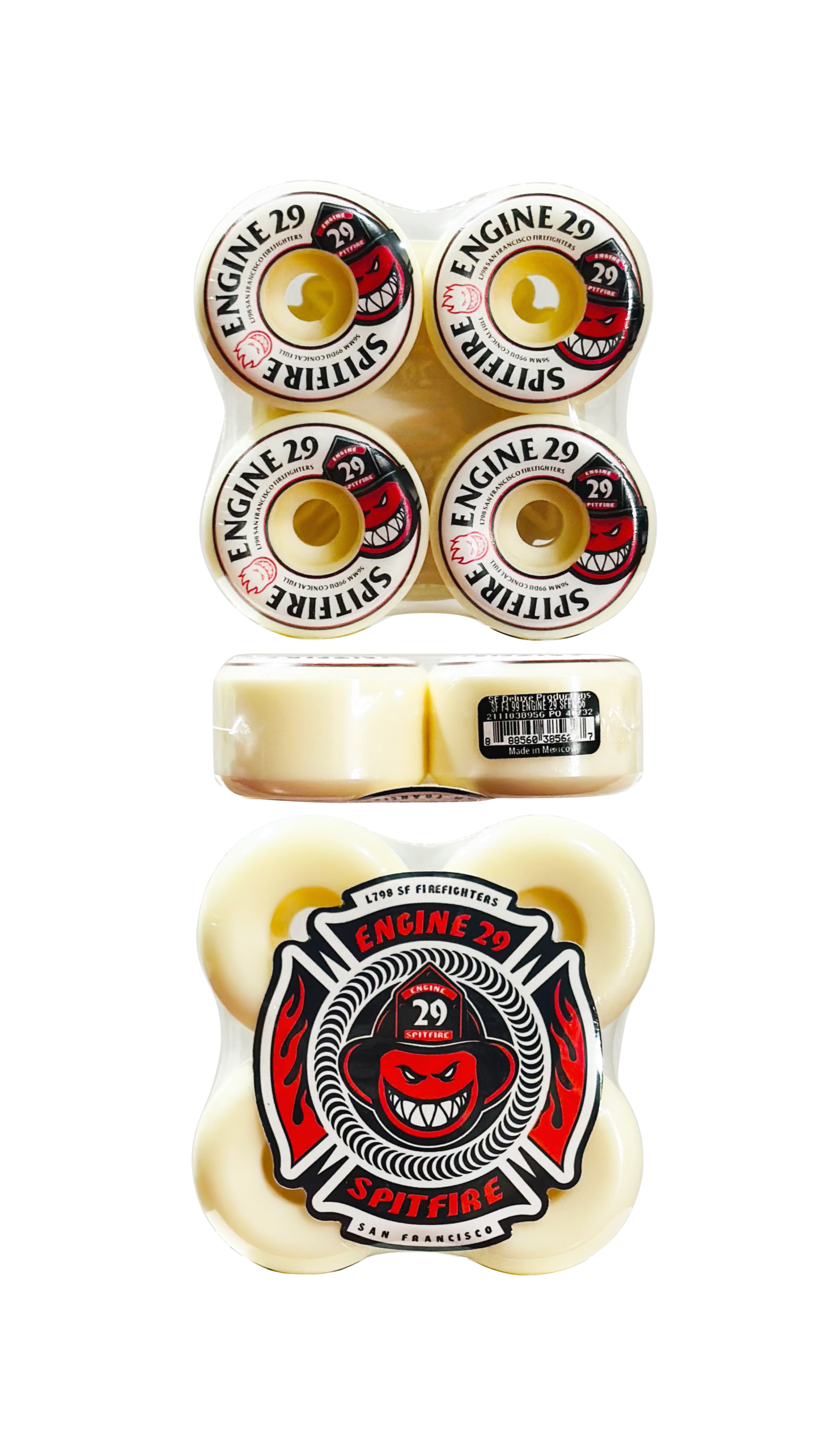 Roda Spitfire Formula Four Engine Conical Full 56mm 99D