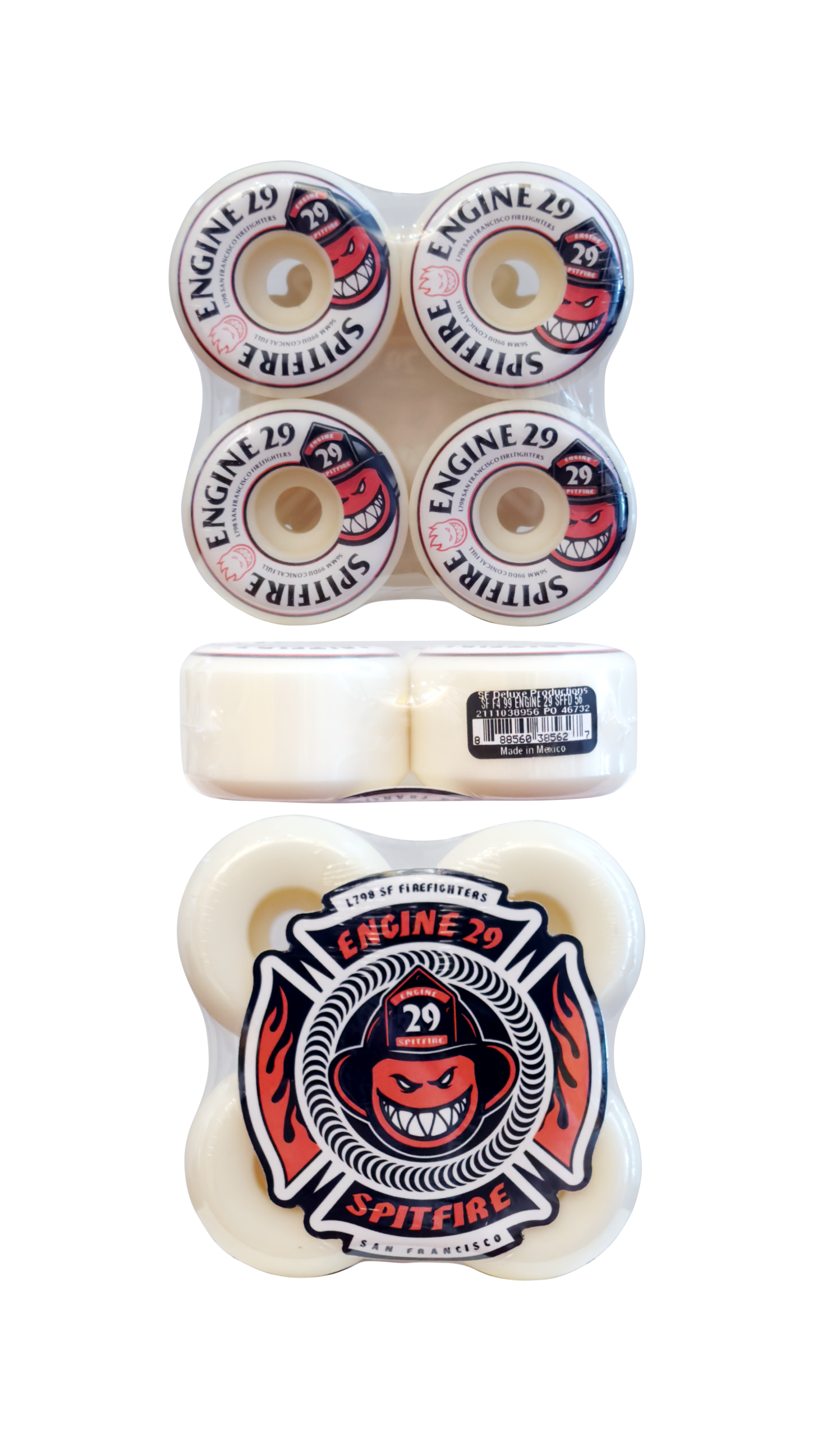 Roda Spitfire Formula Four Engine Conical Full 56mm 99D