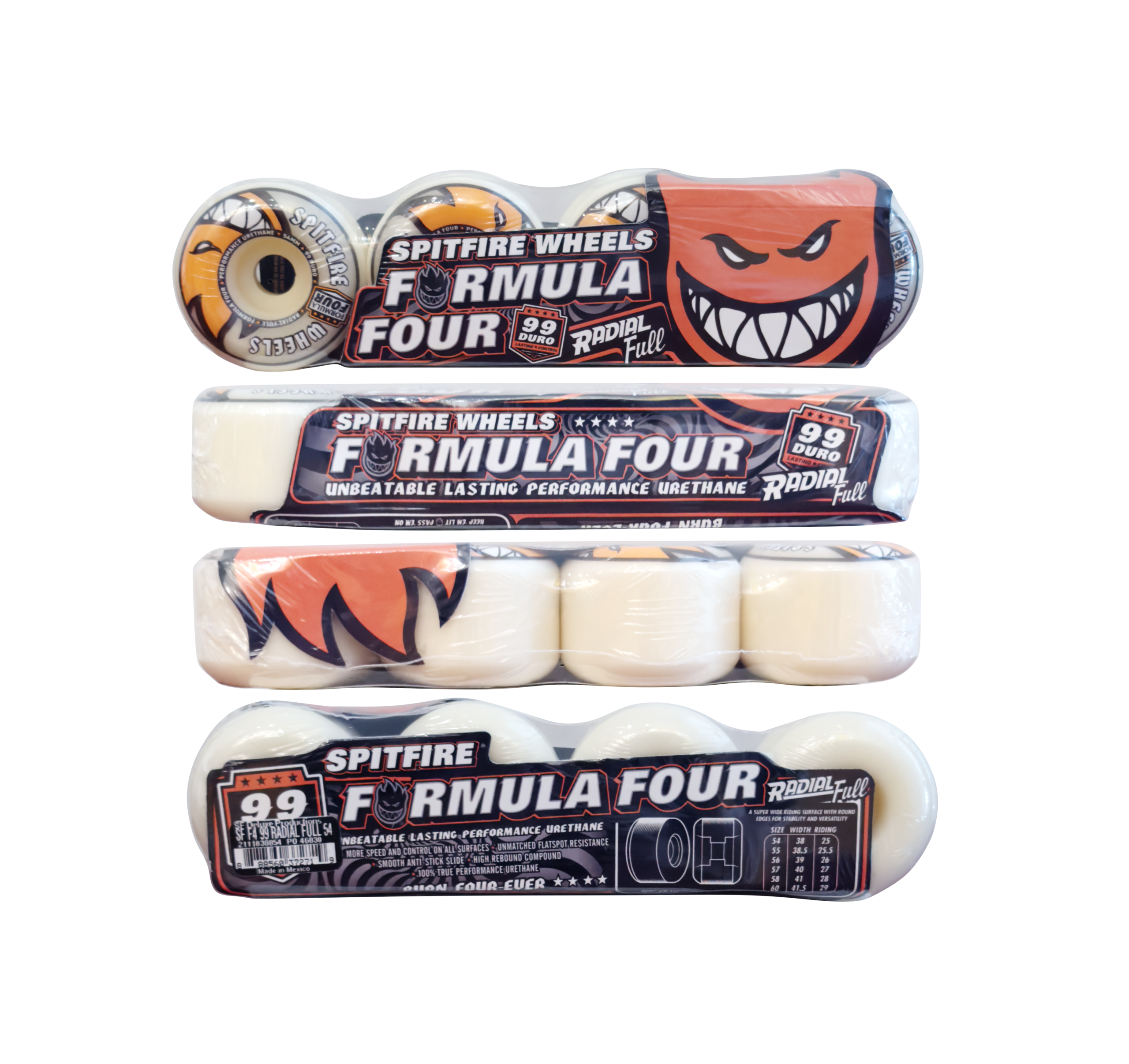 Roda Spitfire Formula Four Radial Full 54mm 99du