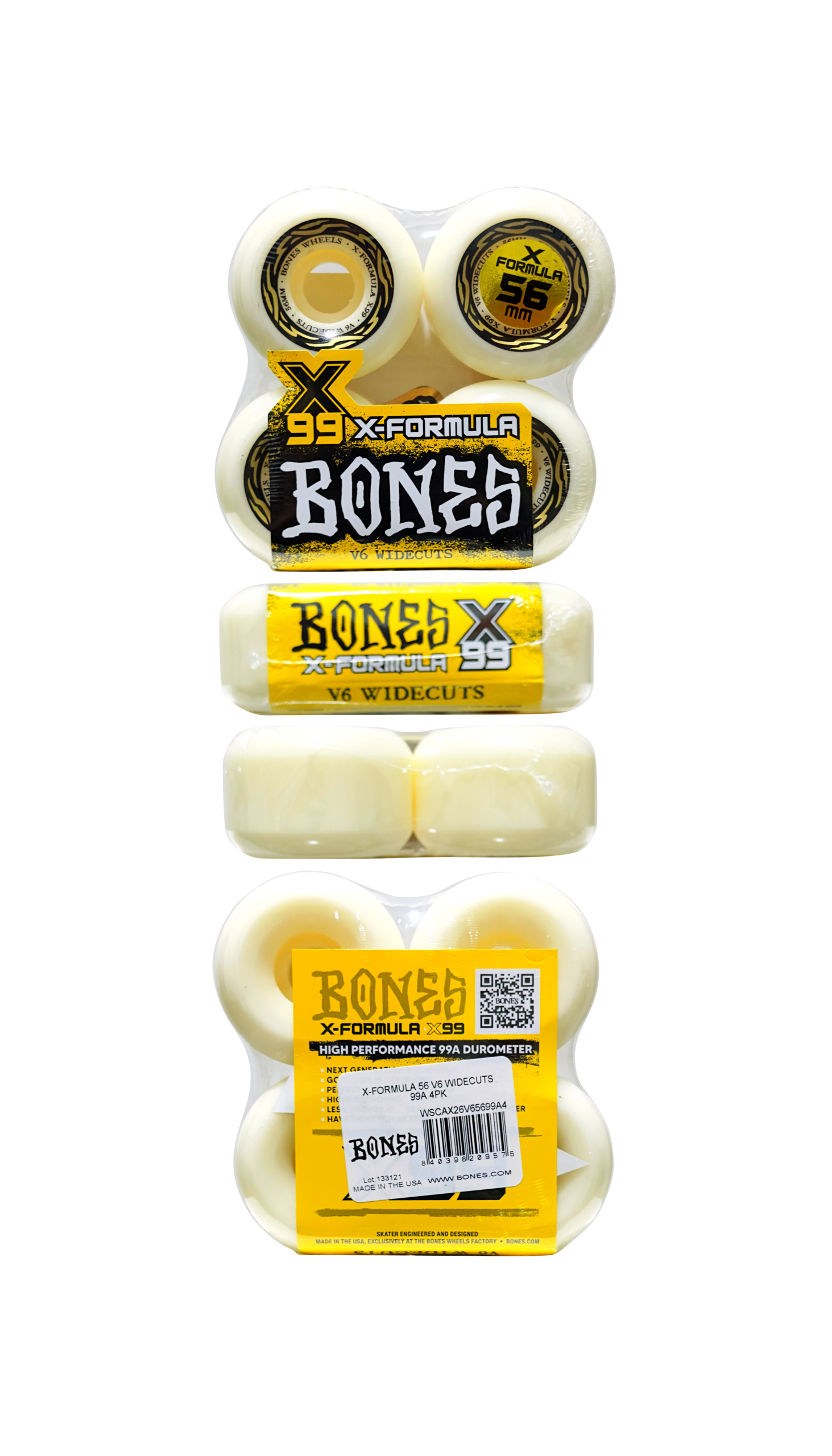 Roda Bones X-Formula 56mm V6 Widecuts 99A