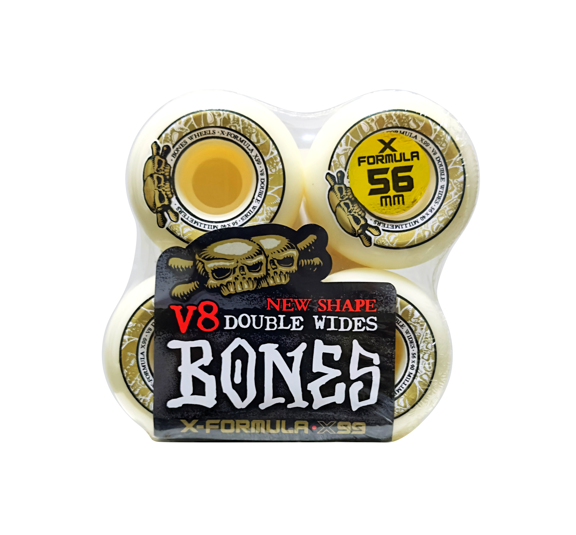 Roda Bones X-Formula 56mm V8 Double Wides 99A